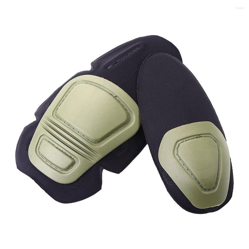 

Knee Pads 4Pcs/set Sportswear Frog Suit Sports Safety Outdoor Tactical Military Elbow Equipment, Khaki
