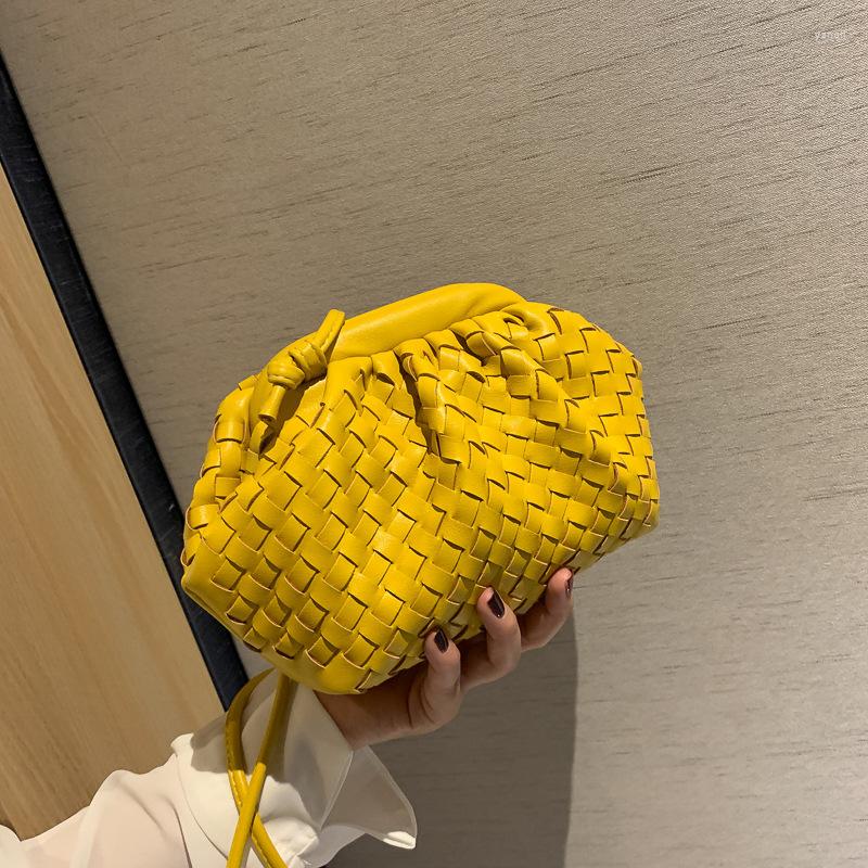 

Evening Bags Luxury Ladies Weave Bag Soft Leather Crossbody Shoulder For Women 2023 Fashion Female Brand Handbag And Purse Lady Hobo, Black