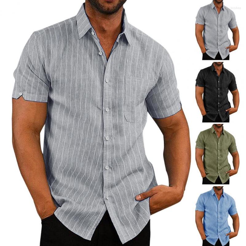 

Men's Casual Shirts Summer Shirt Leisure Men Tops Young Style Simple Contrast Color Breathable Material, Grey