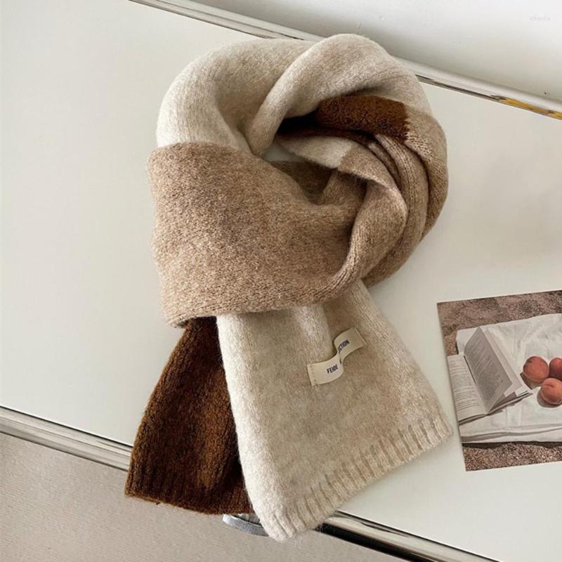 

Scarves Knitted Scarf Ultra-Thick Thermal Winter Warm Women Neck Wrap Decoration