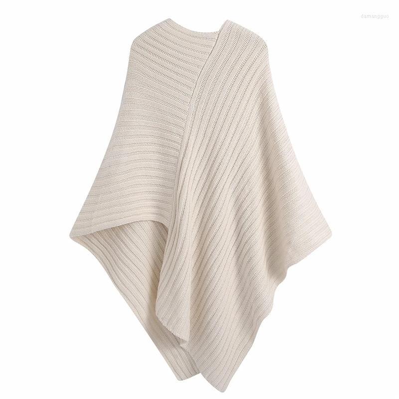 

Women's Sweaters Women's Woman Elegant Beige Loose Irregular 2023 Autumn Fashion Female Solid Batwing Sleeve Pullover Ladies Chic