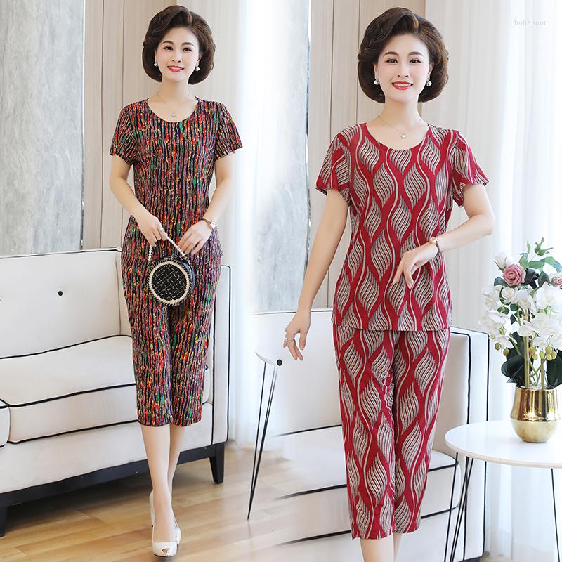 

Women's Tracksuits Two Piece Set Women Summer Suit Top Pants 2 Sets Womens Outfits Conjuntos Feminino Elegante Vestidos De Verano Mujer 2023