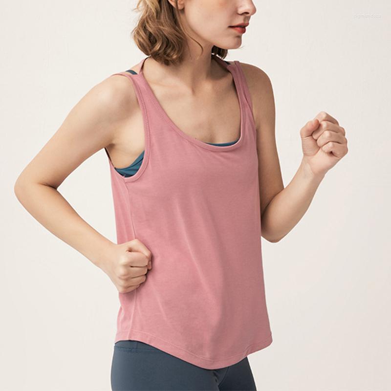 

Active Shirts The Women' Sling Yoga Sports Vest Top With Halter Back Breathable And Quick-drying Jogging Exercise Casual Loose 2, Black