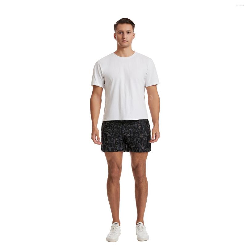 

Men' Shorts Original European And American Mushroom Colorful Reflective Knitted For Men' Outdoor Sports Running