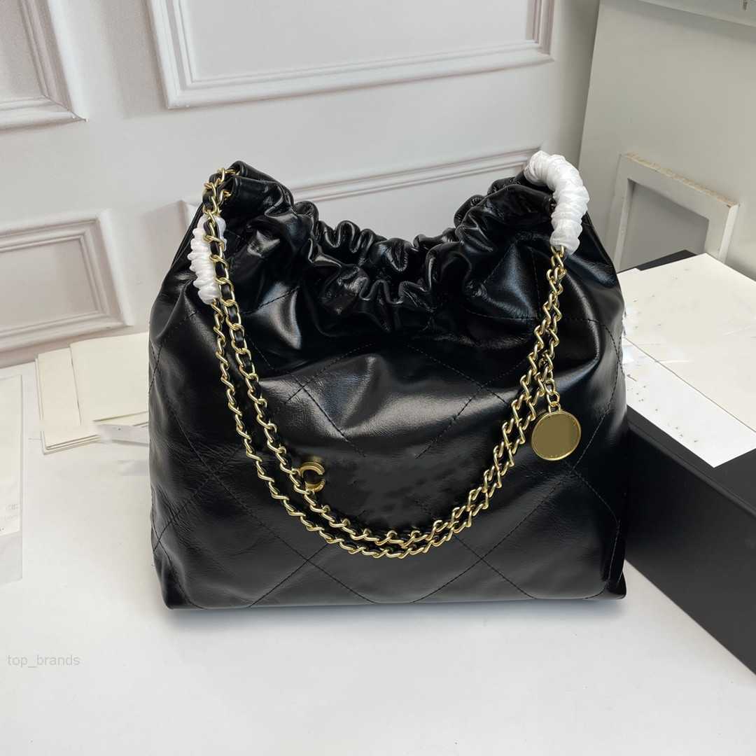Qualité original Nouveau style 22 concepteurs de sacs fourre-tout Femmes sacs à main sacs à main de l'épaule 35 cm Case de veau brillant