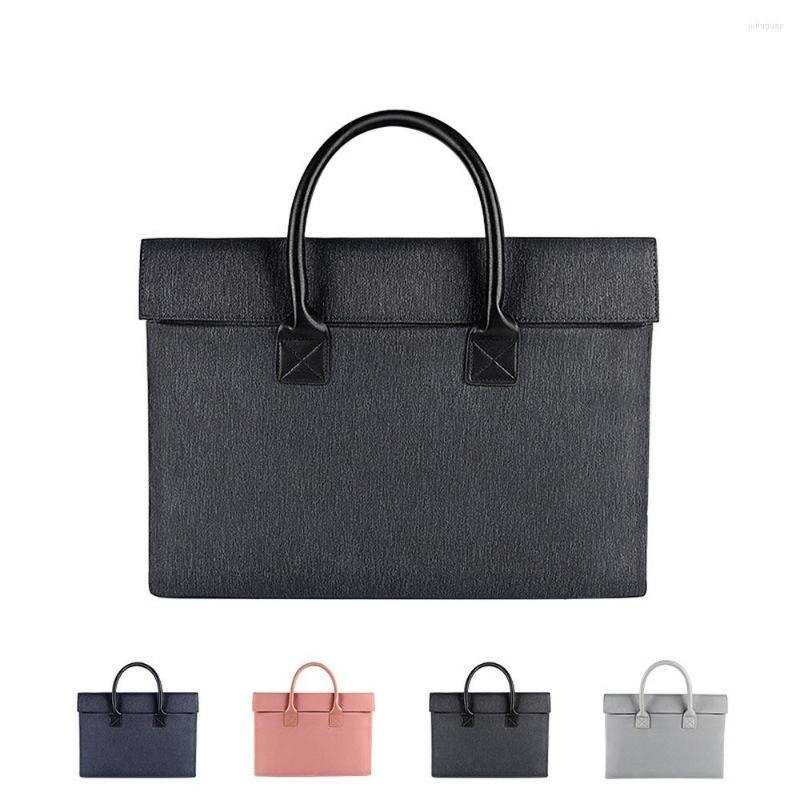 

Briefcases Laptop Bag Shoulder Handbag Briefcase Liner Waterproof Wear-Resistant -Absorbing And Stain-Resistant Men An, Black