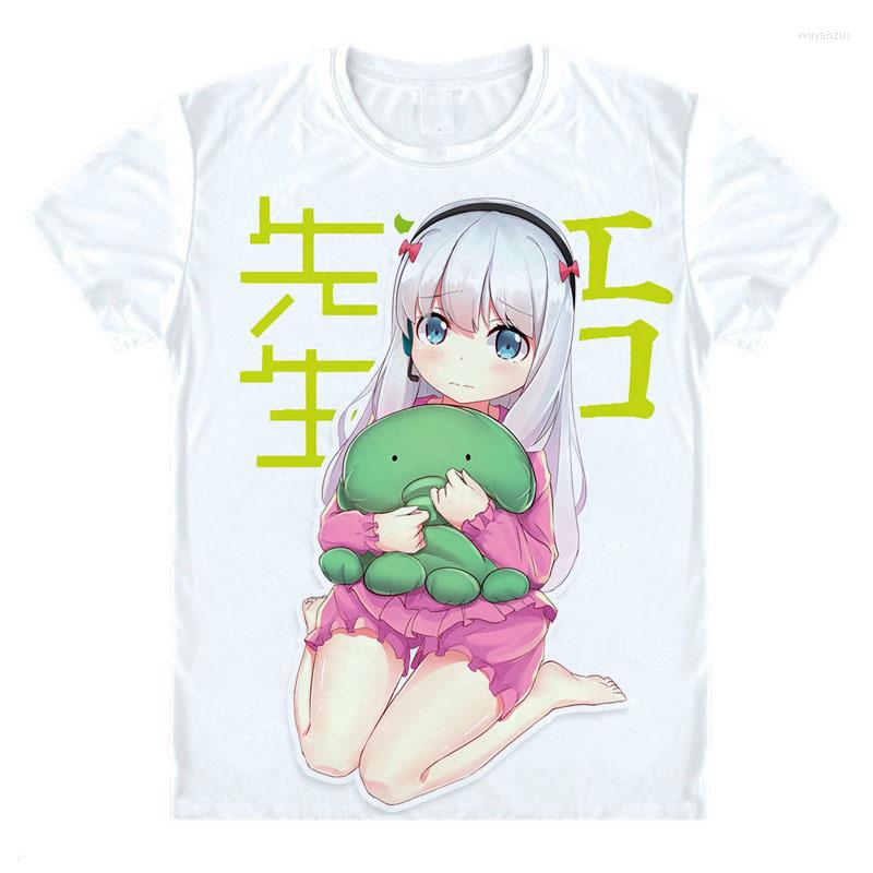 

Men' T Shirts Eromanga Sensei Izumi Sagiri Shirt Yamada Elf Cosplay Top Tee Cartoon Printed Harajuku Kawaii Cute TSHIRT School Fashion, 12