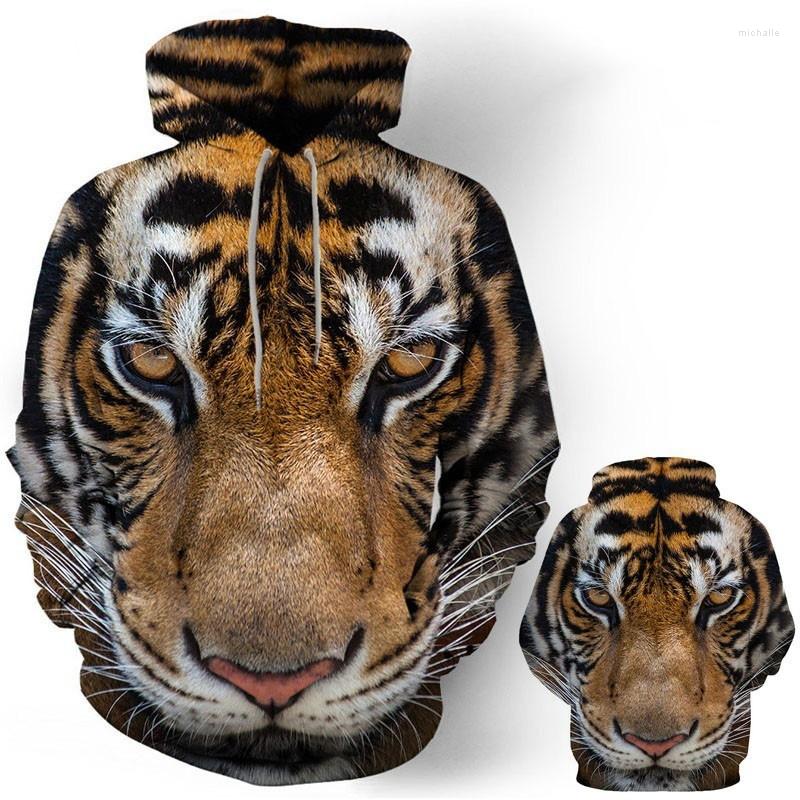 

Men' Hoodies Men 3D Hoodie Sweatshirt Animal Tiger Pattern Women Clothes Sweatshirts Spring Autumn Casual Oversized Pullovers