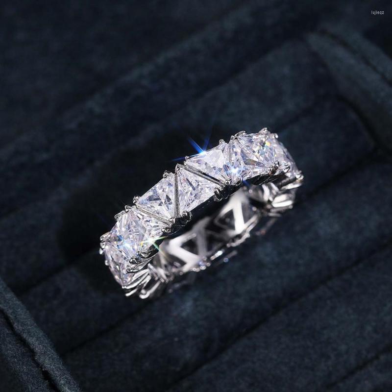 

Wedding Rings Finger Ring Fine Workmanship Band Inlay Sparkling