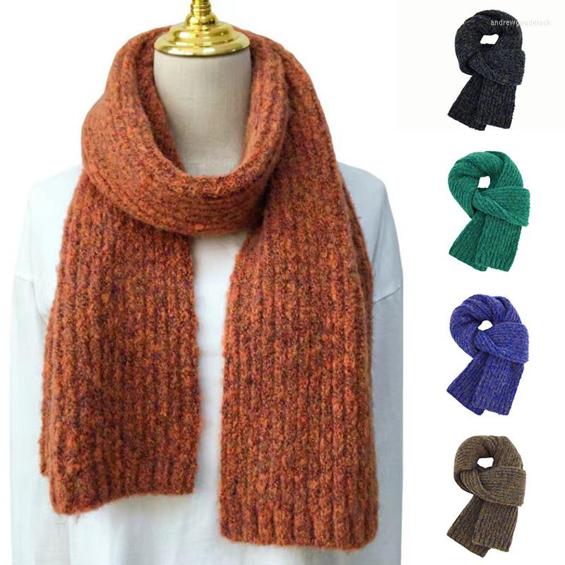 

Scarves Knitted For Women Autumn Winter Warm Scarf Soft Comfortable Shawl Men's Long Fashion Clothes Accessories