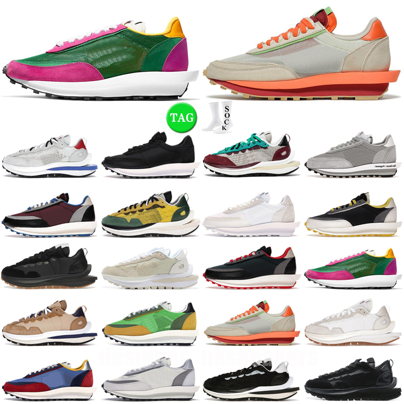 

top quality Casual Shoes waffle vaporwaffle running shoes men women trainers pegasus Sail Black White Gum Game Royal Tour Ldwaffle ldv sports sneakers, Color 13