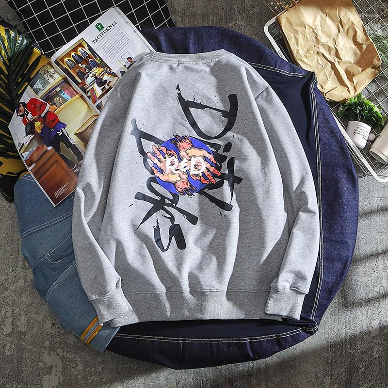 

Men' Hoodies Sweatshirt Horror Hands Print Men 2023 Autumn Causal O-Neck Long Sleeve Sweatshirts, Black