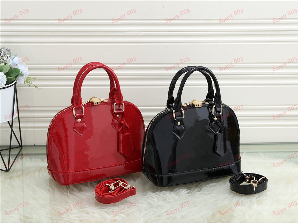 

The Tote Bag Designer Totes Luxury New Fashion Casual Genuine Leather Handbags Double Zipper With Lock Women's Evening Bag Embossed Design, Red