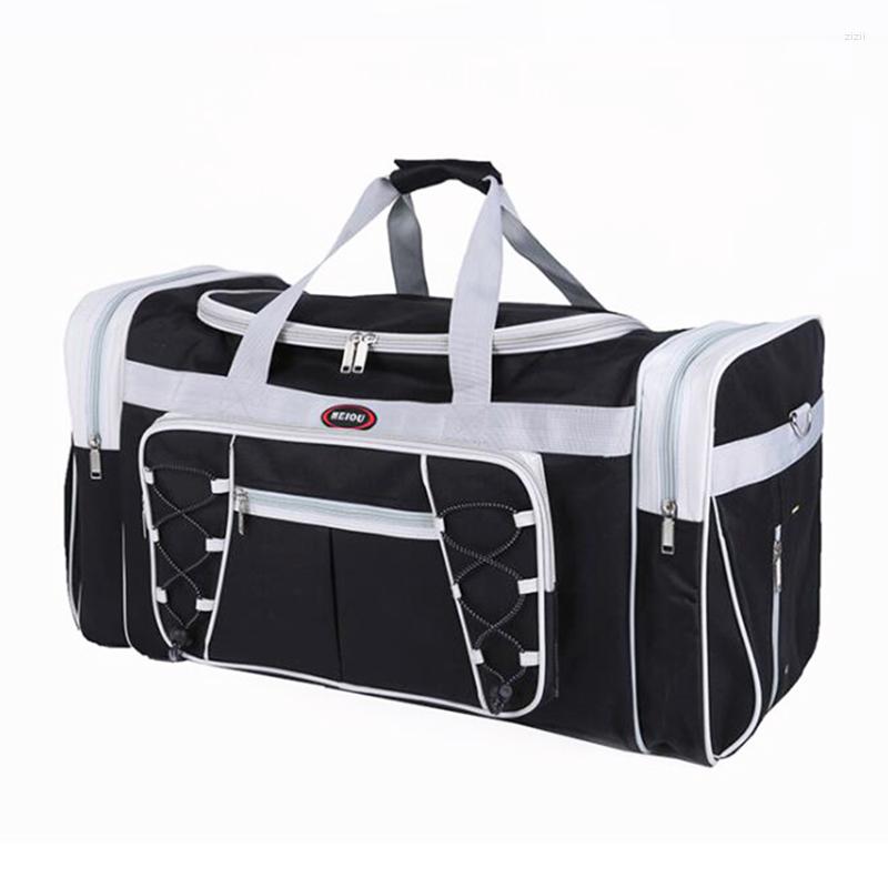 

Duffel Bags Man Travel Weekendtas Fashion Luggage Oversized Packing Cubes Bag Weekender Traveling Duffle Men 30% 082, Black