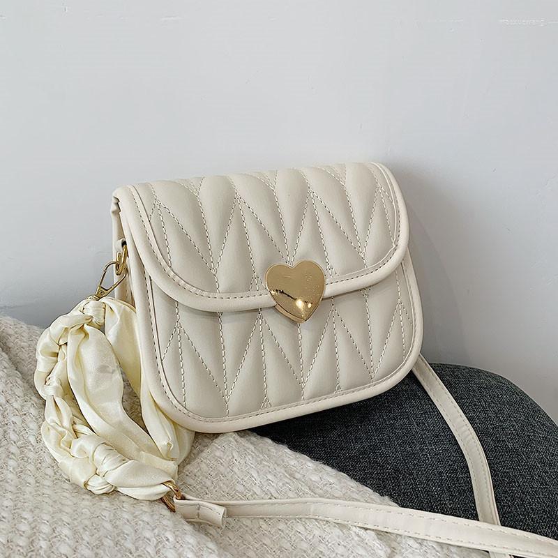 

Evening Bags Women's Advanced Diamond Bag 2023 Trend All-match Shoulder Niche Chain Handbag Female Fashion Texture Shopping, White