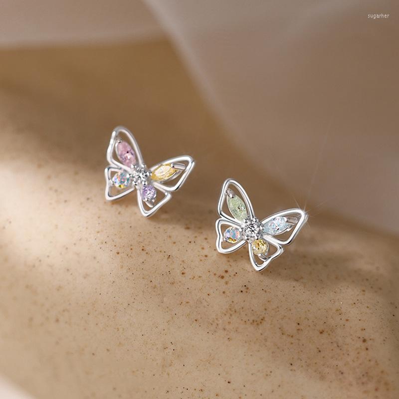 

Stud Earrings VOQ Exquisite Butterfly Needle For Women Designer Creativity Stereoscopic Accessories Luxury Jewelry Gift