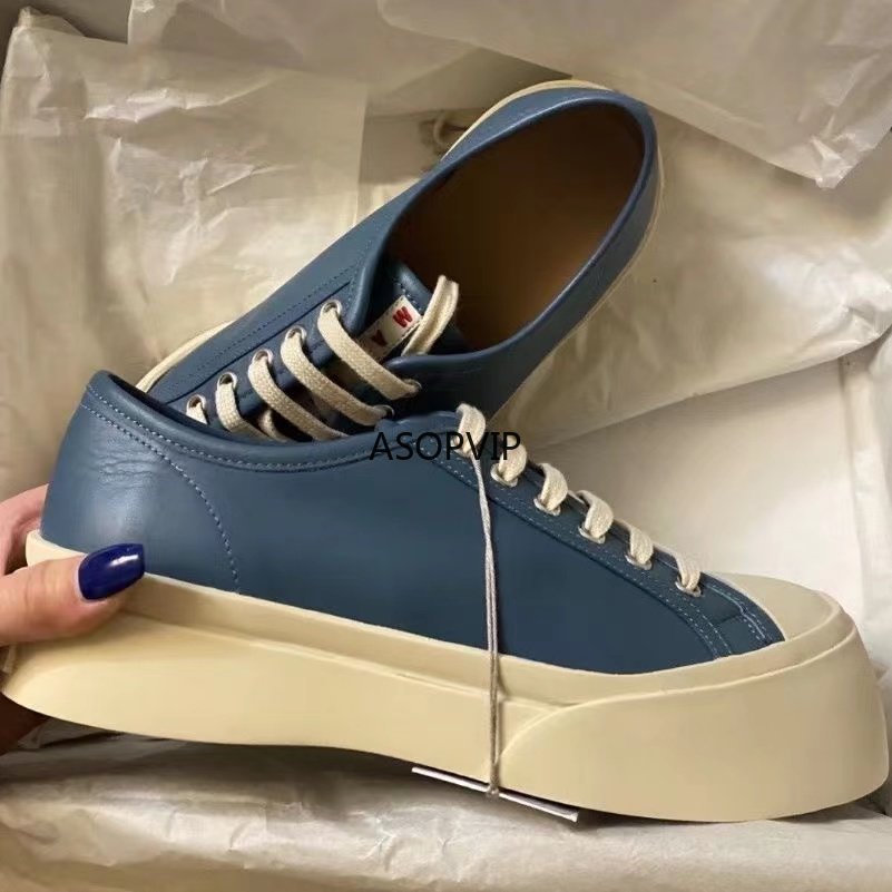

Running Shoes Designer Sneaker France Famous Morni Red MA Platform Pablo Luxury Bottom Sneakers Big Head Black Leather Rubber Sole with Original Box for Women