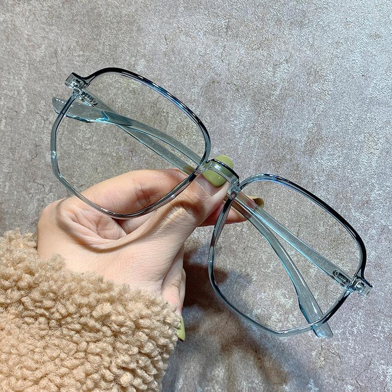 

Sunglasses 2023 Myopia Glasses Woman Oversized Frame Anti Blue Light Fake Lentes De Lectura Hombre