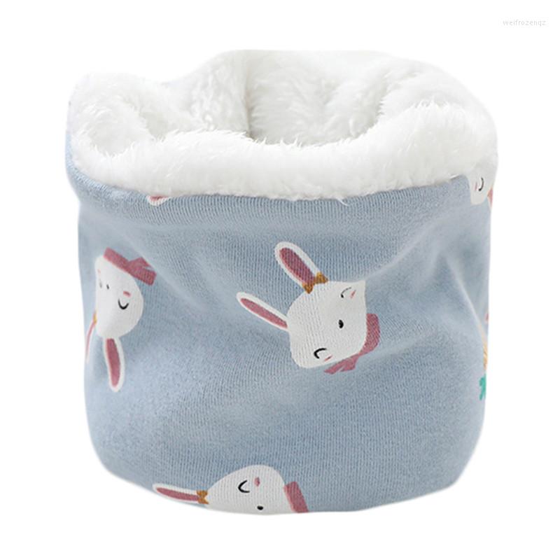 

Scarves Autumn Winter Children Cotton Scarf Cartoon Kids Collar Unisex Boy Girl Thick Warm Plush Elastic Mufflers Baby Neck Warmer