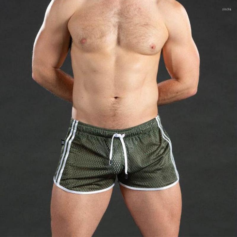 

Men's Shorts Men Fitness Bodybuilding Man Summer Gyms Workout Male Breathable Mesh Quick Dry Sportswear Jogger Beach Short Pants 2023, Black