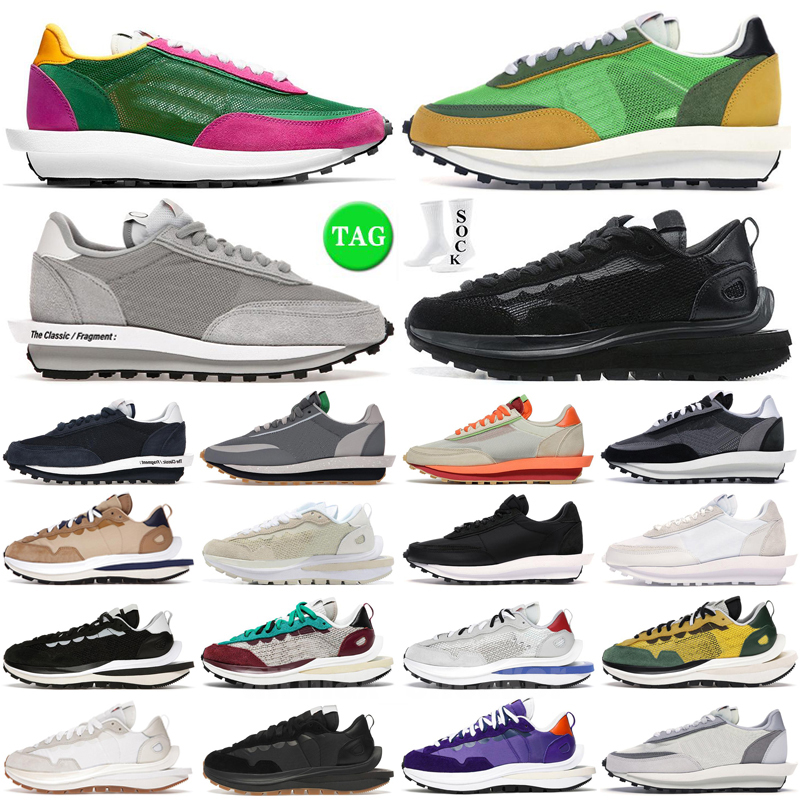 

LDWaffle Women Mens Running Shoes Waffle Blazer VaporWaffle Sail Gum White Black Sesame Blue Void Dark Iris Fragment Wolf Grey Pegasus Trainers Sneakers 36-46, Color 7