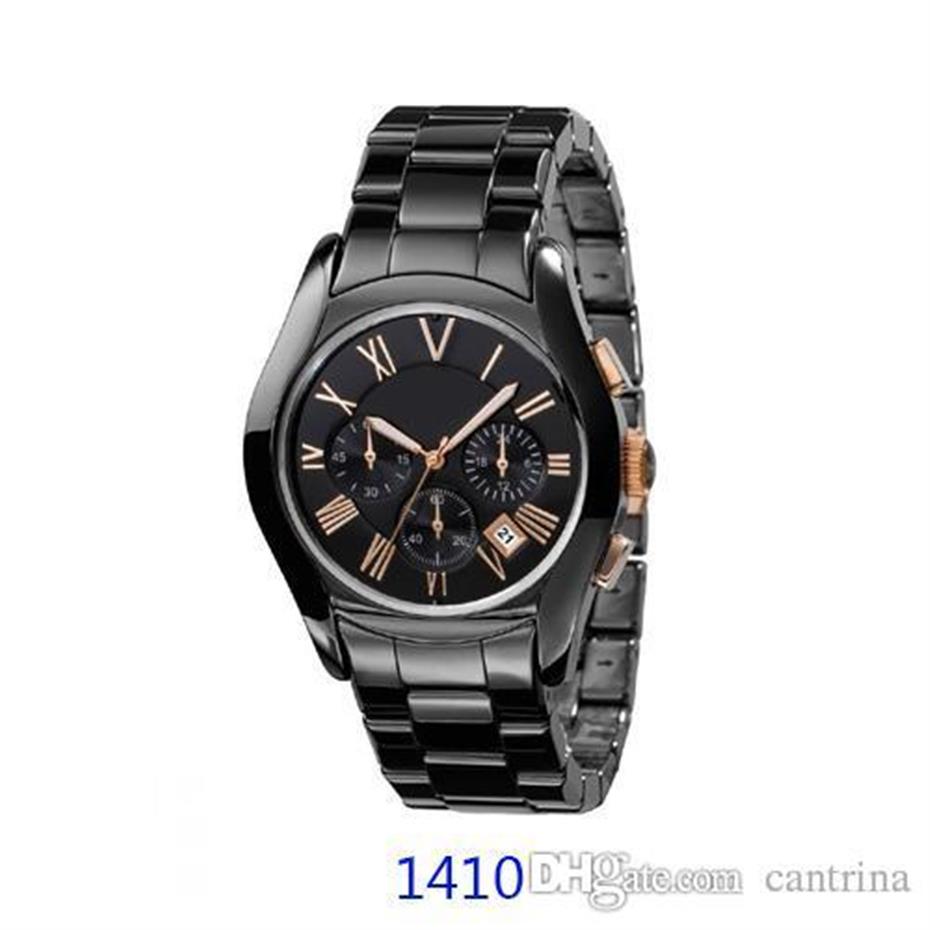 

2021 New ceramica watch Lovers AR1400 AR1401 AR1451 AR1452 AR1410 AR1411 AR1416 CHRONOGRAPH wristwatch Original box283f