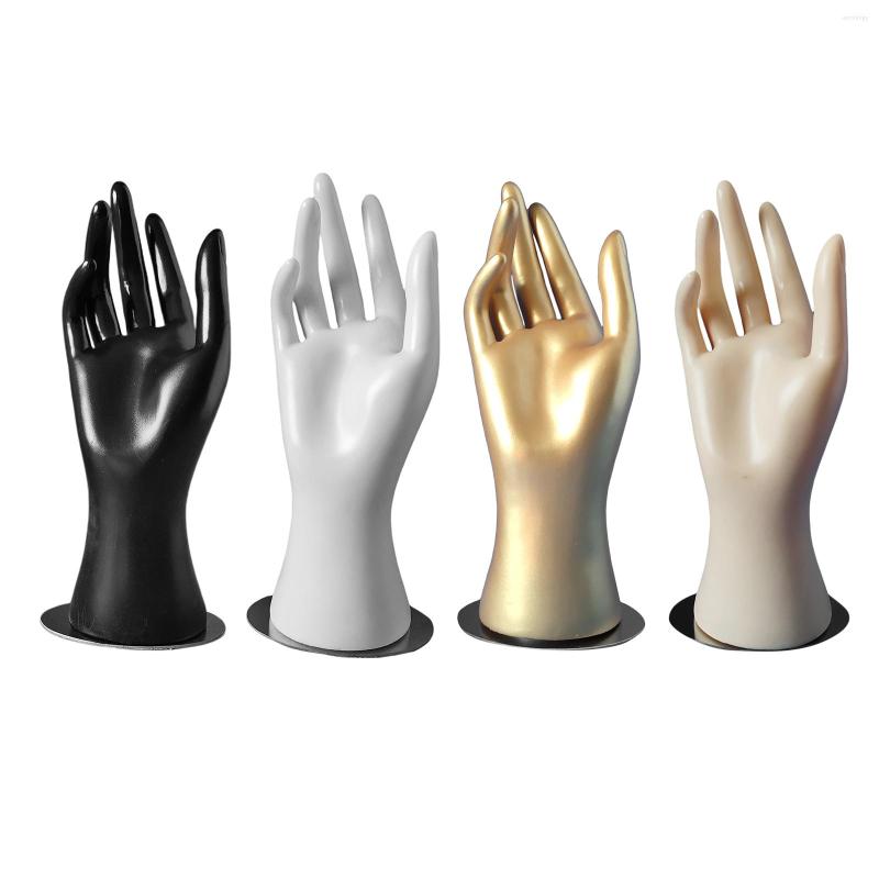 

Jewelry Pouches Mannequin Hand Model Jewellery Ring Bracelet Display Stand Holder For Market Watch Earring Maniquin