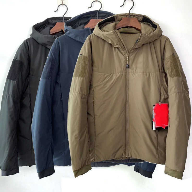 

Designer Zipper Jacket Outdoor Thickened Warm Cottonsuit Windproof Mountaineering Sportswear Men Women Cardigan Hooded Coat, Black