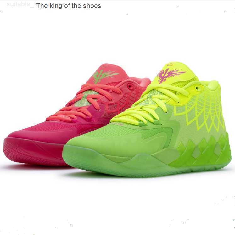 

2023MB.01Basketball Shoes Sport Shoe Trainner Sneakers Grey Red Purple Glimmer Pink Green Black Lamelo Ball Mb01 Rick Morty Mens