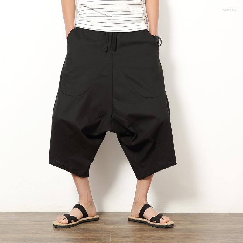 

Men's Shorts Sale Summer Cotton Linen Loose Men's Casual Black Drawstring Waist Bermuda Men Plus Size 5XL Holiday, Beige