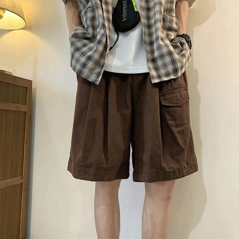 

Men's Shorts High Quality Workwear Street Men American Summer Loose Pants Fashion Brand Hip Hop Sports Leisure Big, Black
