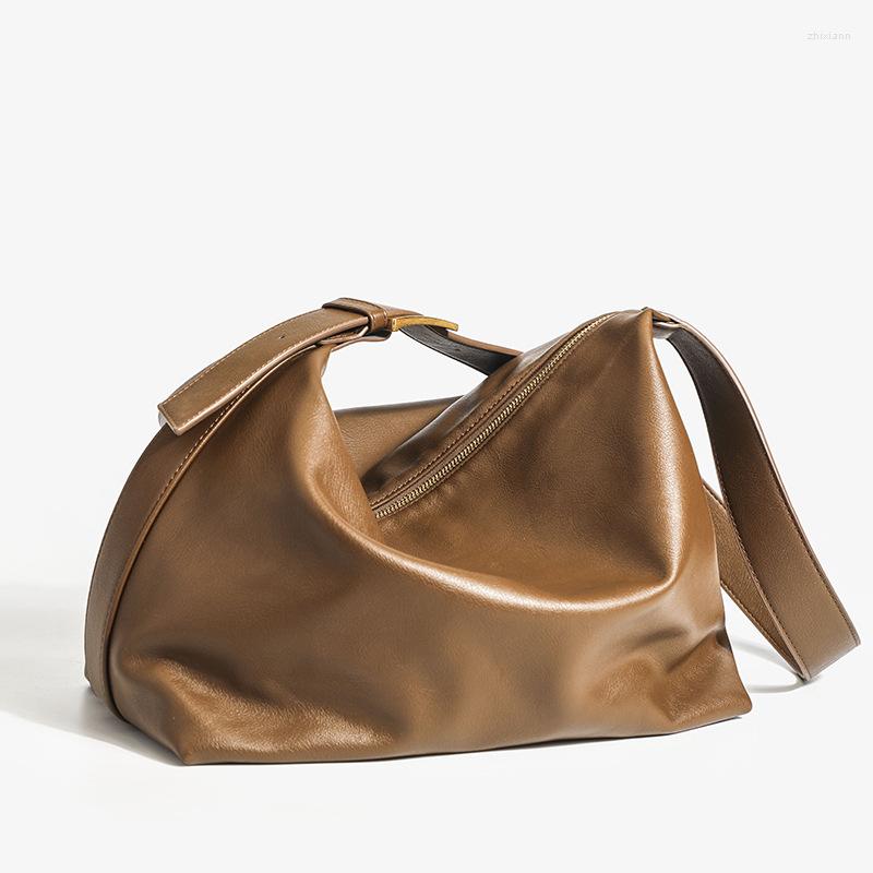 

Evening Bags Winter Hobo Vintage Women Leather Handbags Large Capacity Shoulder Ladies Big Crossbody, Black