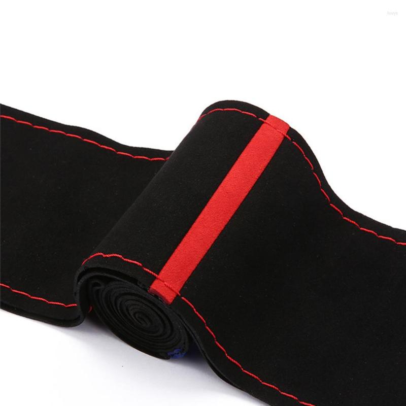 

Steering Wheel Covers Universal Cover Black Car Suede Sport Accessory Elements