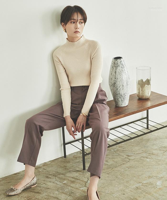 

Women's Sweaters Women's Women Autumn Solid Long Sleeve Knitted Pullovers Female Thin Loose Bottoming Shirt Jumpers Tops, Khaki