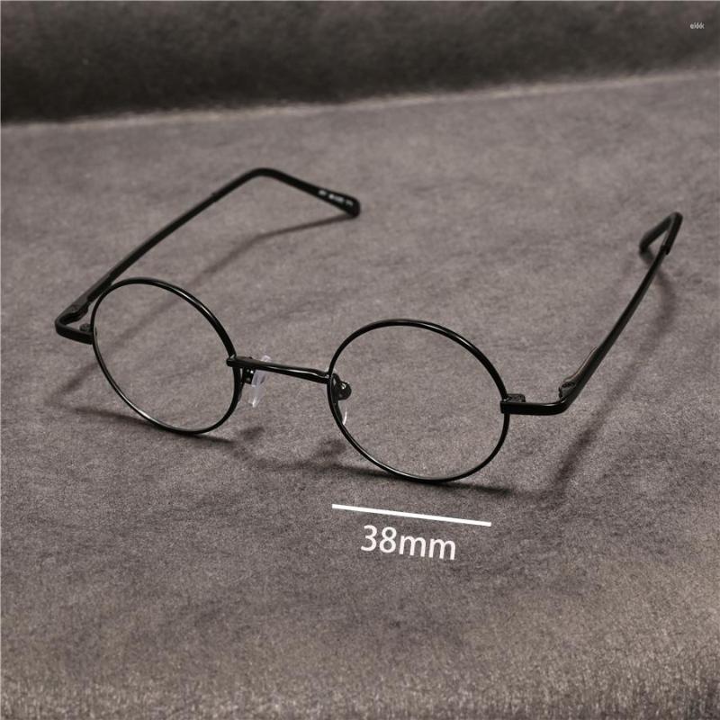 

Sunglasses Cubojue Small Round Reading Glasses 38mm 100 125 150 175 200 225 250 275 300 350 Spring Hinge Eyeglasses Frames Male Women