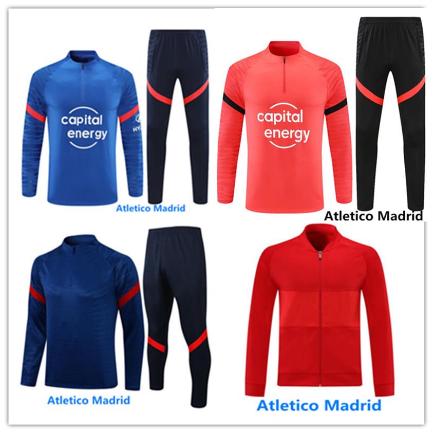 

2022 MEN Kids GRIEZMANN SUAREZ LEMAR Soccer tracksuit football training suit 21 22 Adult jacket Enfant survetement chandal joggi2421