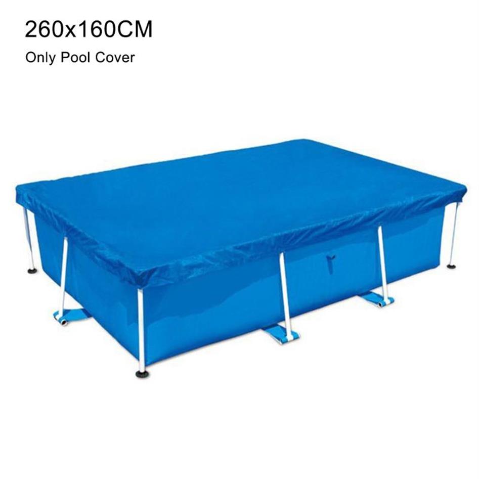 

Pool & Accessories Rectangular Swimming Cover Frame Family Garden Rainproof Dust Waterproof Tarp Durable2956