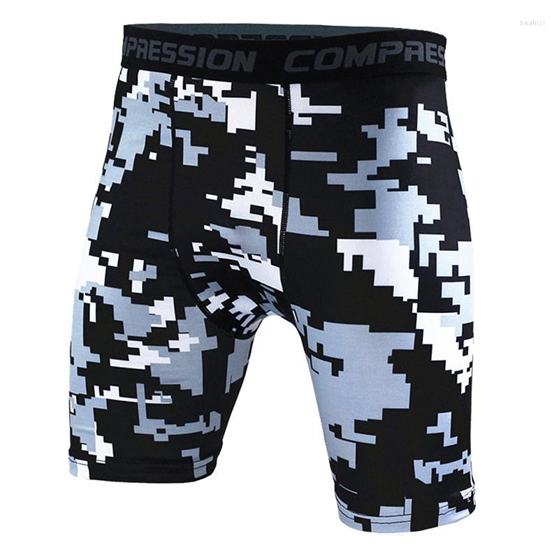 

Men' Shorts 2023 Summer Men Fitness Full Sportswear Short Pants Workout Elastic Skinny Sweatpants Running Jogger Breathable, Gray-black