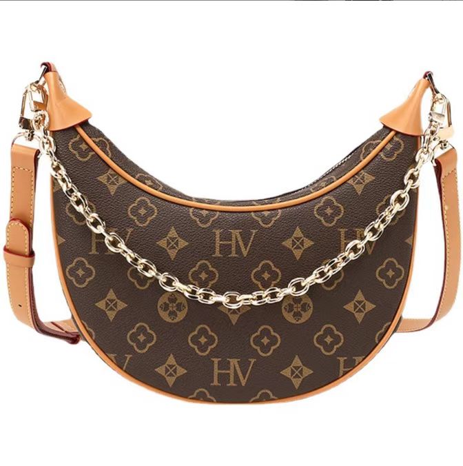 

Top Qualitys Women Shoulder Bags Cross body Famous Designer Messenger Brown Flower Leather Plain Handbags Lvs Totes purse Crossbody Casual Wallets #8887, Brown grid