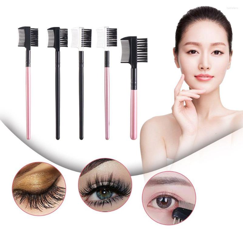 

Makeup Brushes Beauty Dual Purpose Eyelash Extension Tool 2 In1 Mascara Separator Eyebrow Brush Comb