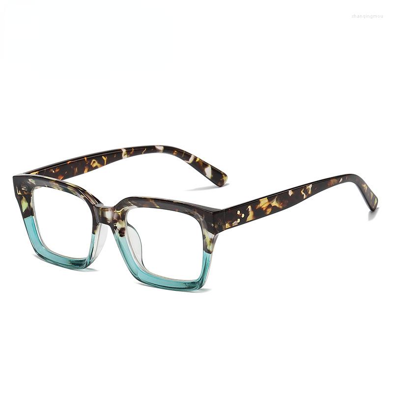 

Sunglasses Transparent Computer Glasses Anti Blue Light Eyewear Square Flat Lens Comfortable And Relieve Eye Fatigue
