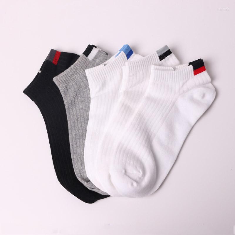 

Men's Socks Fashion Combed Cotton Man Ankle Casual Soft Sports Short Sock Invisible Socken Male 5 Pairs/1 Lots