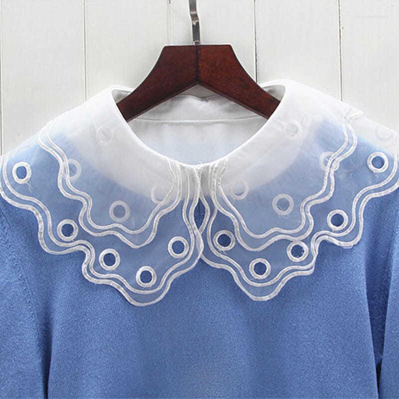 

Bow Ties Autumn Winter False Collar Women Sweater Shirt Decoration Multi-function Half Length Baby Korean Version Long