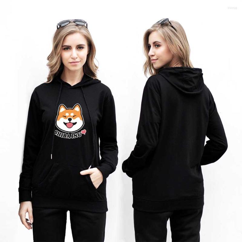 

Men's Hoodies Fashion Women's Design Shiba Inu Print Hooded Sweatshirt Street Pullover Clothing Autumn Couple Hoodie, As shown