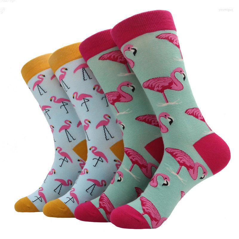 

Men's Socks Mens Women Combed Cotton Colorful Fashion Animal Print Fancy Casual Middle Male SOX Quality Calcetines Largos Gifts, Picture shown