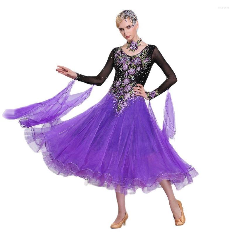 

Stage Wear B-16180 Competition Ballroom Smooth Modern Dress Dance Tango Waltz Custom-made Handmade For Sale, Picture shown