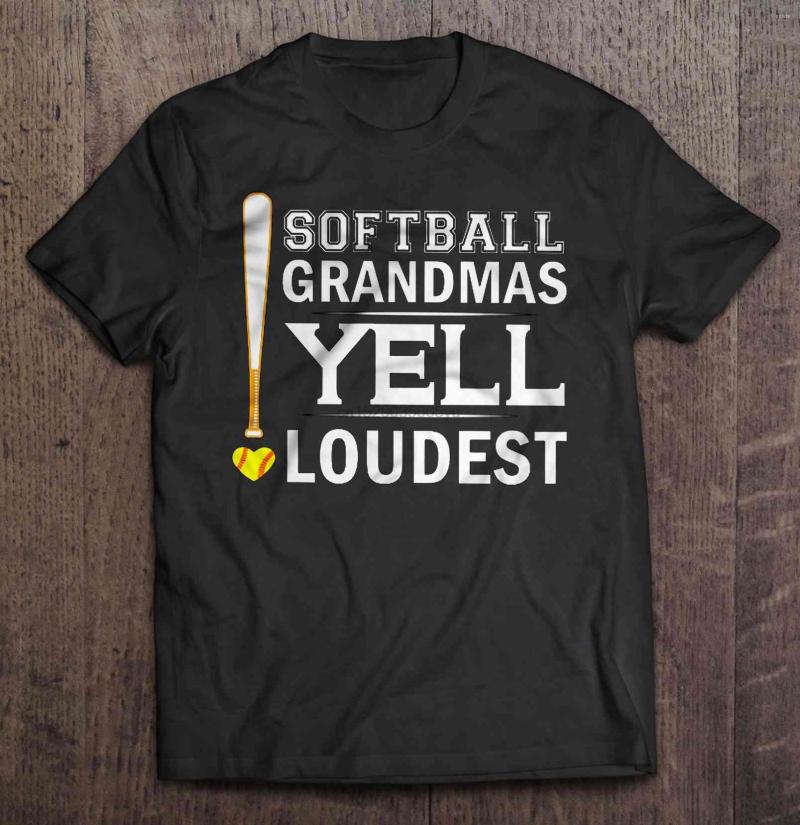 

Men's Polos Men T Shirt Softball Grandmas Yell Loudest Women T-shirt, Notprint