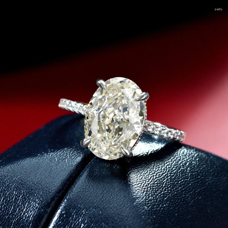 

Cluster Rings 925 Sterling Silver 9 13mm Orange Padma Aquamarine High Carbon Diamond Ring Ladies Shiny Party Premium Jewelry