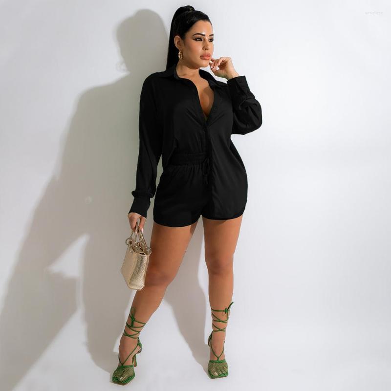 

Women' Tracksuits Wepbel Summer Leisure Pajamas Sets Women 2 Piece Homewear Outfits Long Sleeve Shirts Tops Blouse Collar Shorts, Orange