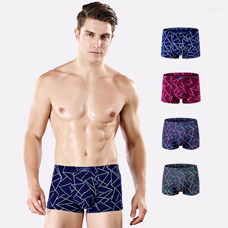 

Underpants 2023 Men Boxers Breathable Shorts Fashion Sexy Men's Underwear Cotton Soft Man's Panties U Convex Pouch Briefs, Blue